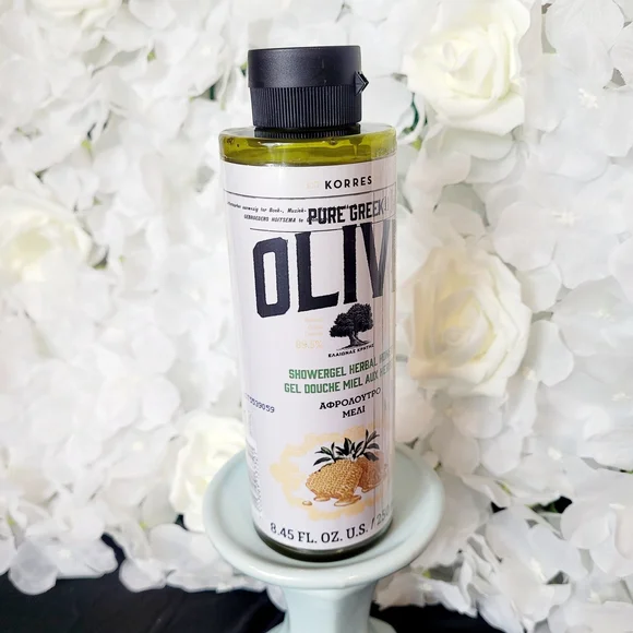 Korres Pure Greek Olive Shower Gel IN Herbal Honey - Picture 4 of 5